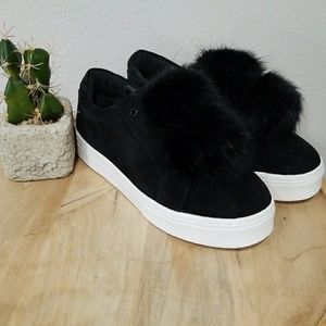 Sam Edelman pom pom slide ons